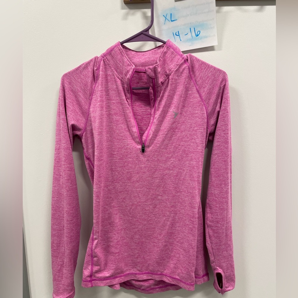 Old navy athletic quarter zip